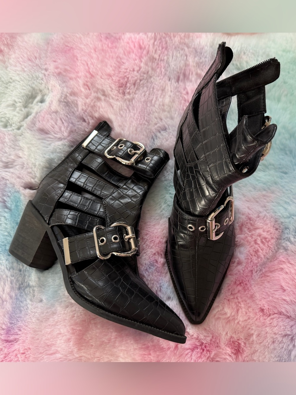 buckled booties - Picture 3 of 5